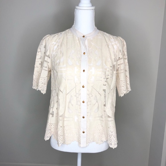 Anthropologie Floreat Lace Blouse - Picture 5 of 9